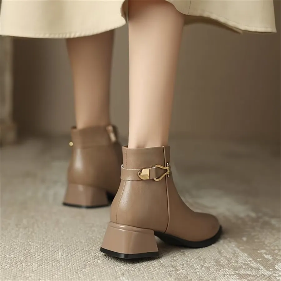 Veltique Luxe Ankle Boots