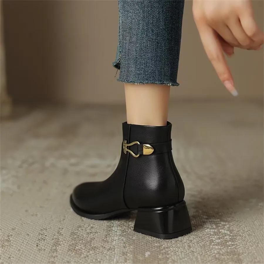 Veltique Luxe Ankle Boots