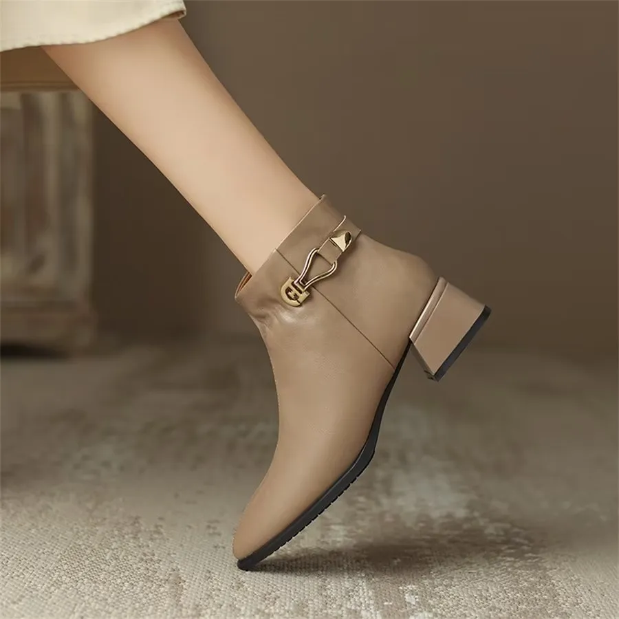 Veltique Luxe Ankle Boots