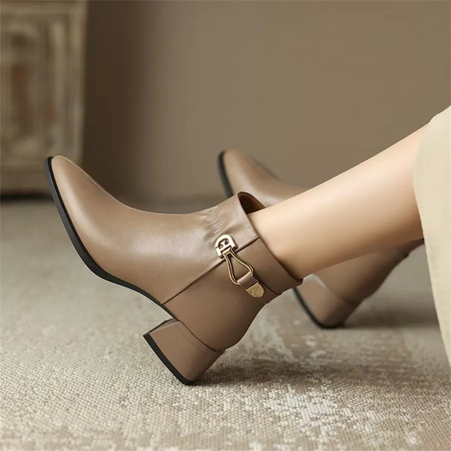Veltique Luxe Ankle Boots
