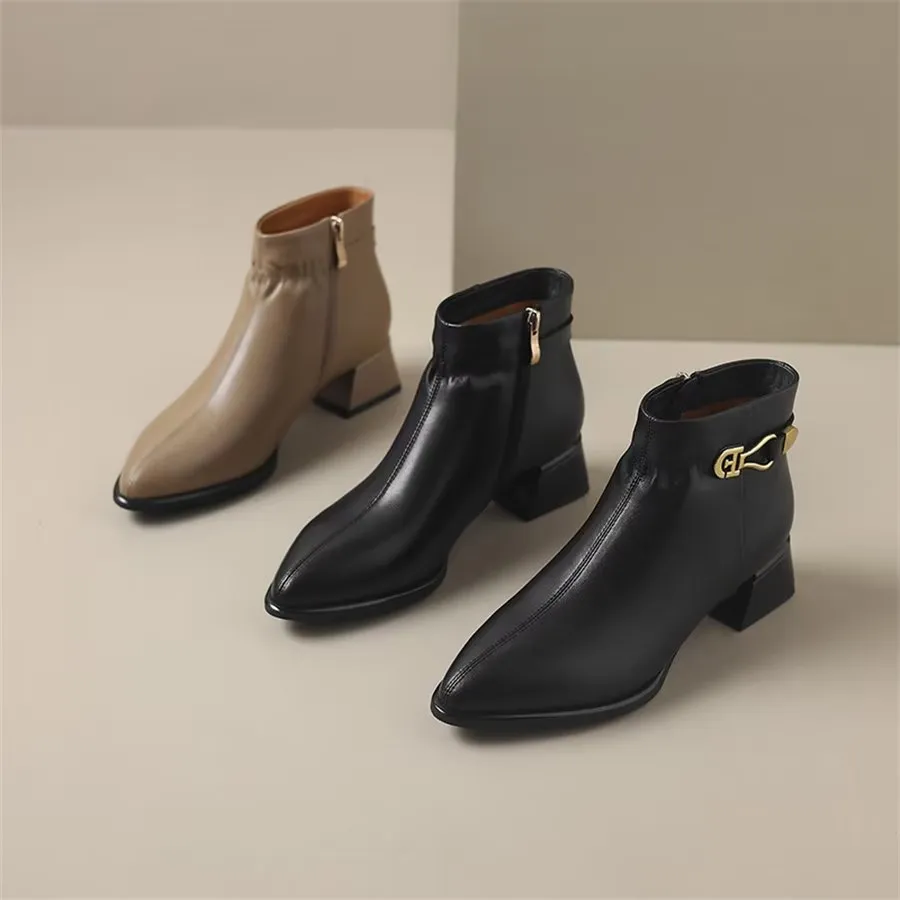 Veltique Luxe Ankle Boots