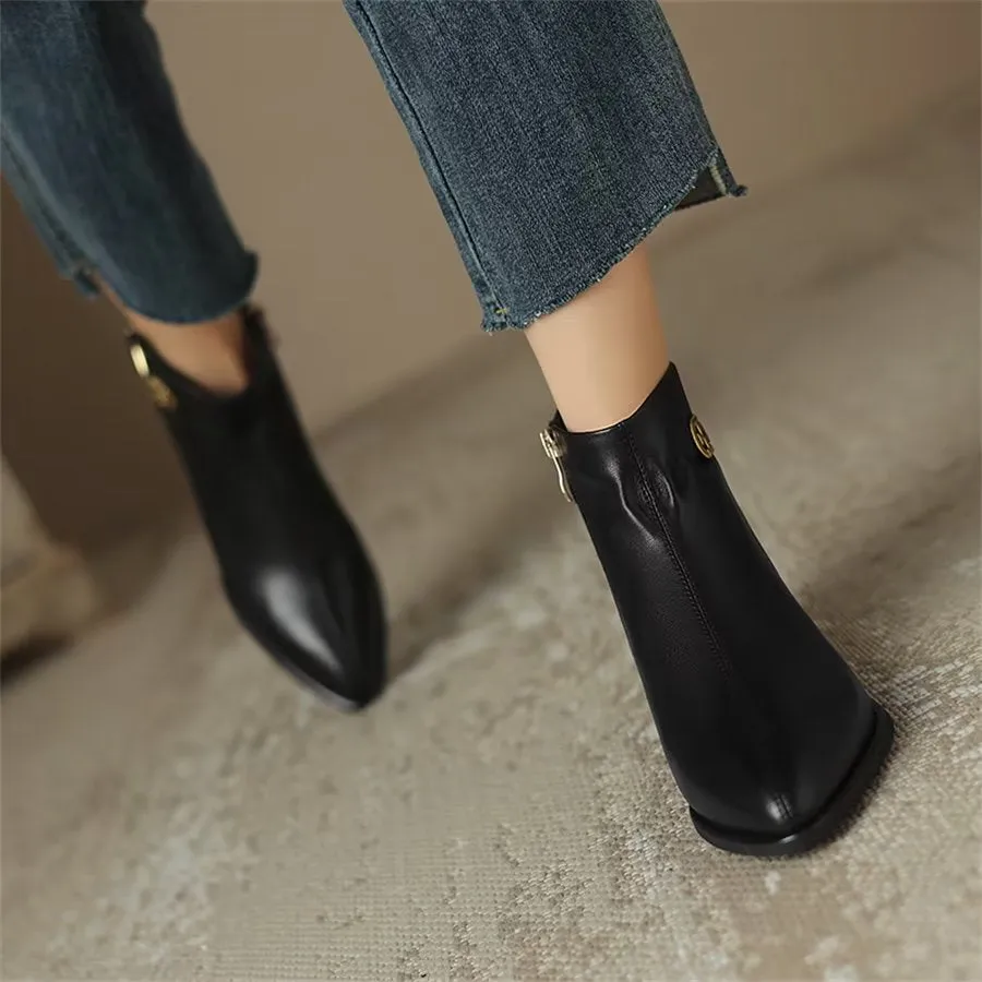 Veltique Luxe Ankle Boots