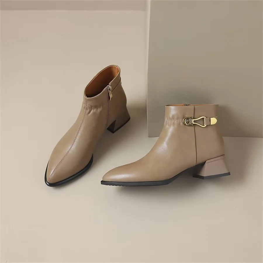 Veltique Luxe Ankle Boots