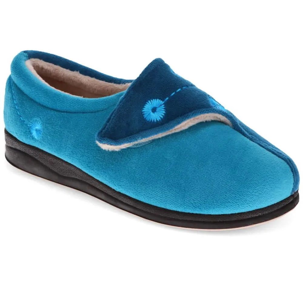 Wide Fit Antibacterial Slippers - QING32015 / 319 076