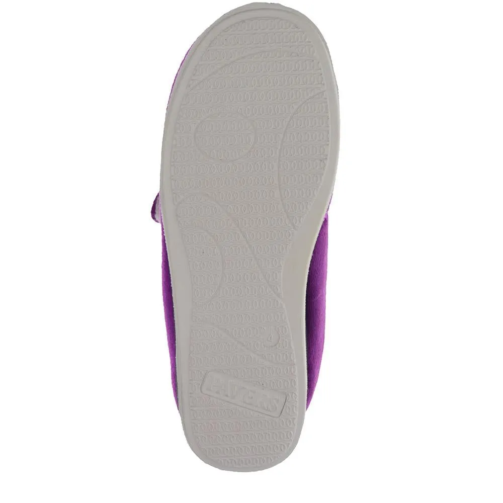 Wide Fit Antibacterial Slippers - QING32015 / 319 076