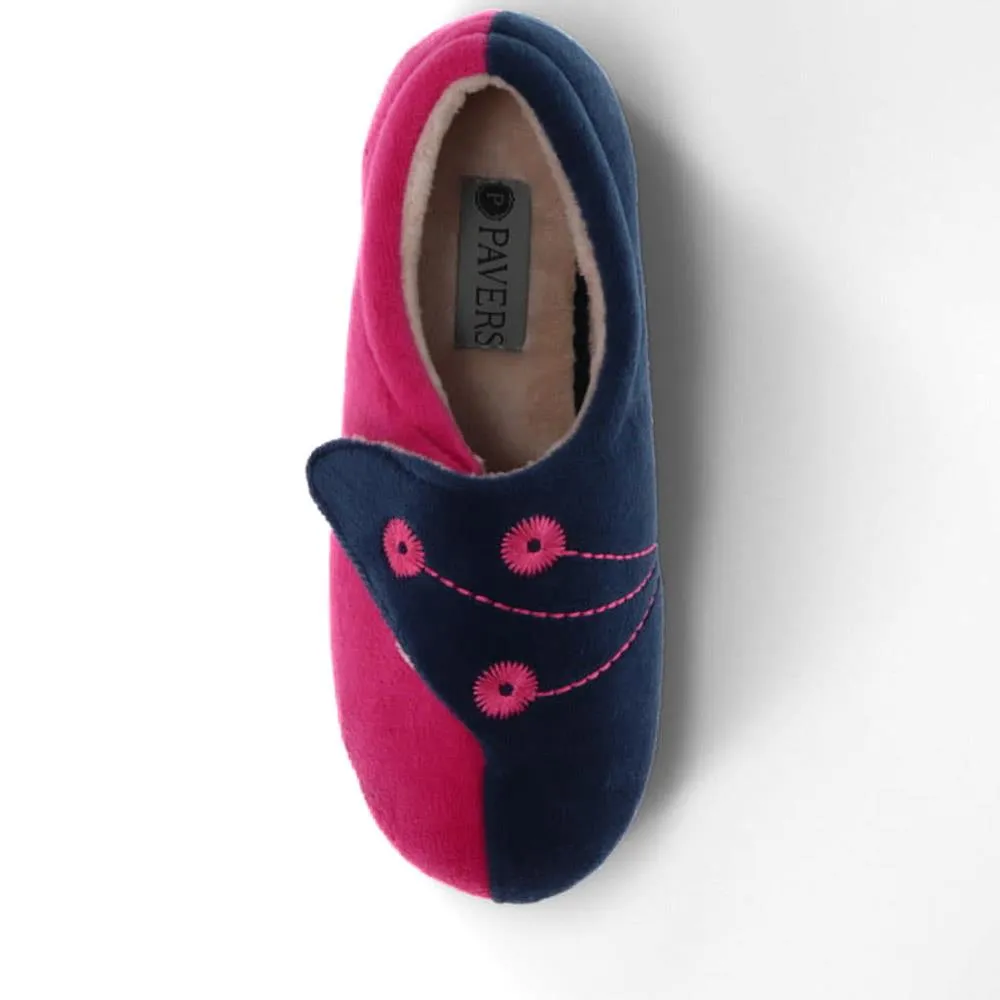 Wide Fit Antibacterial Slippers - QING32015 / 319 076