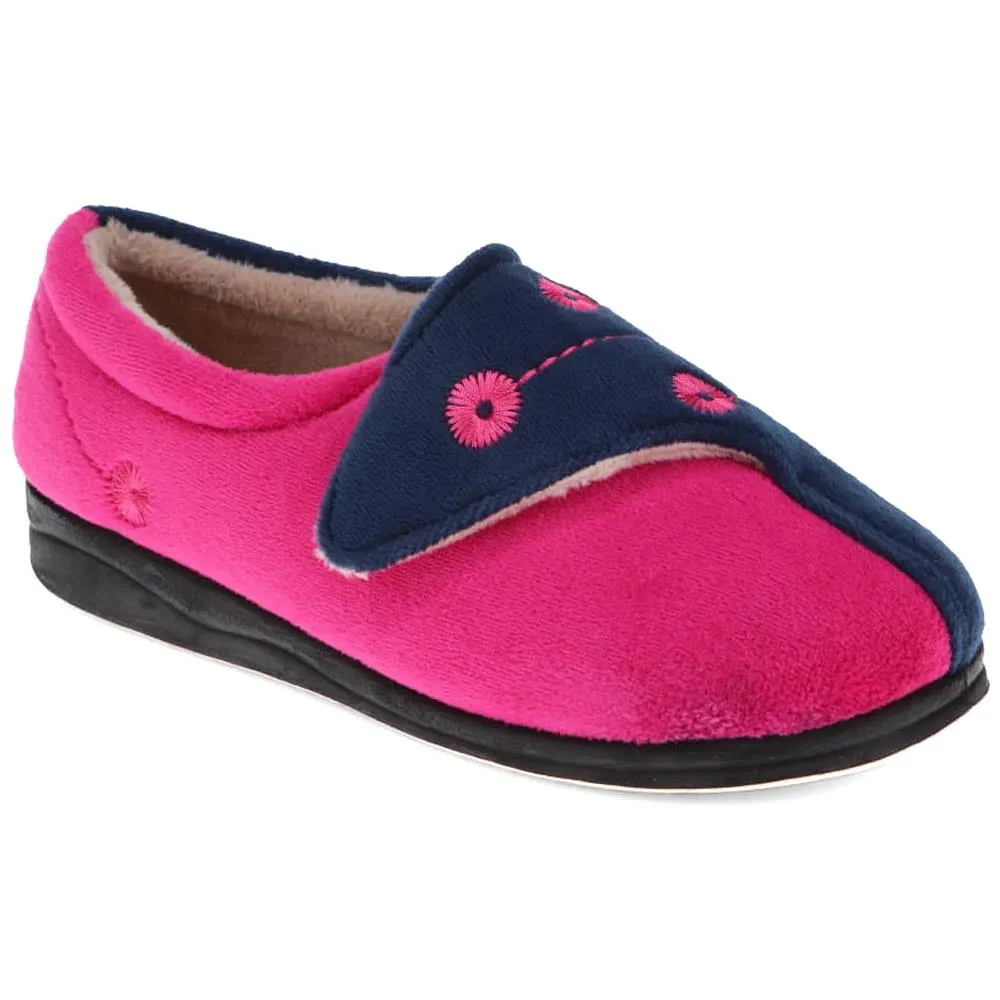Wide Fit Antibacterial Slippers - QING32015 / 319 076