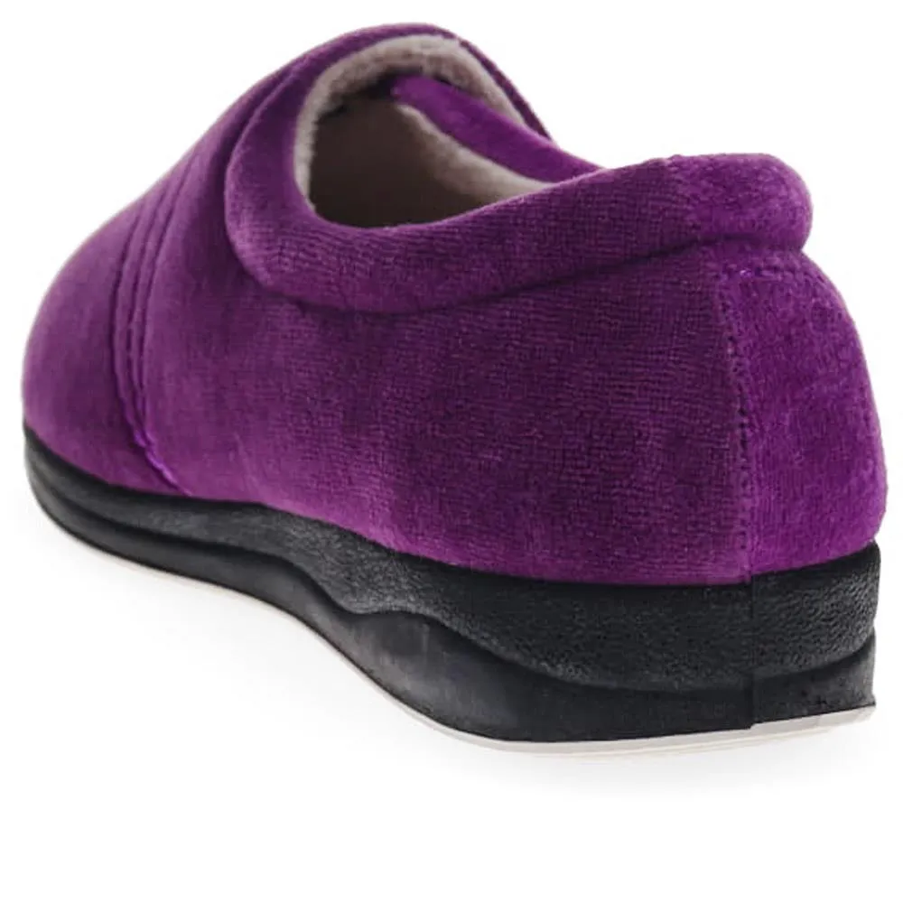 Wide Fit Antibacterial Slippers - QING32015 / 319 076