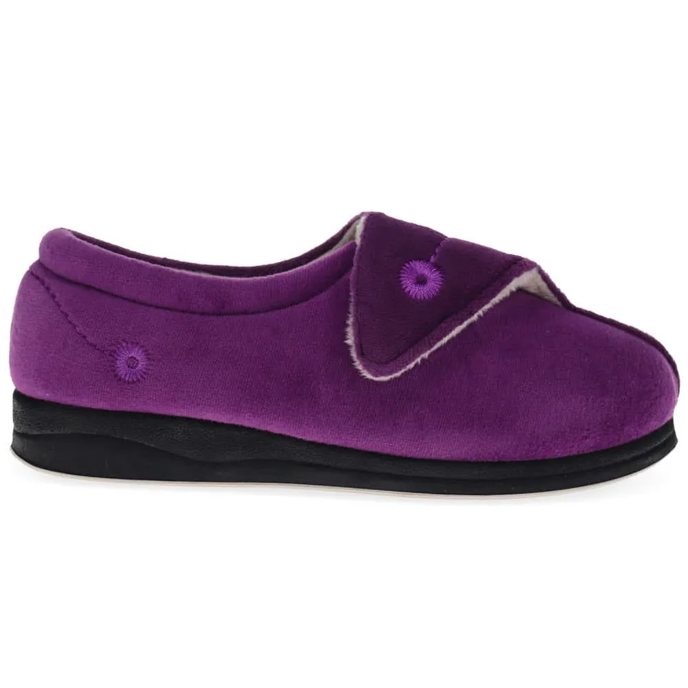 Wide Fit Antibacterial Slippers - QING32015 / 319 076