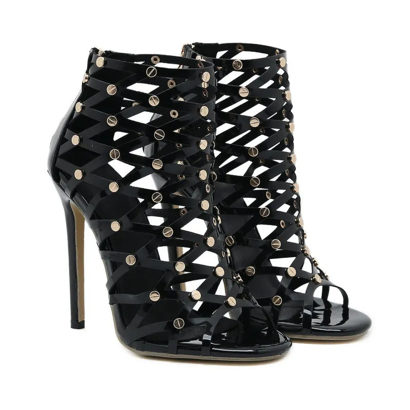 Women's Fashion High Heel Sandal Boots
